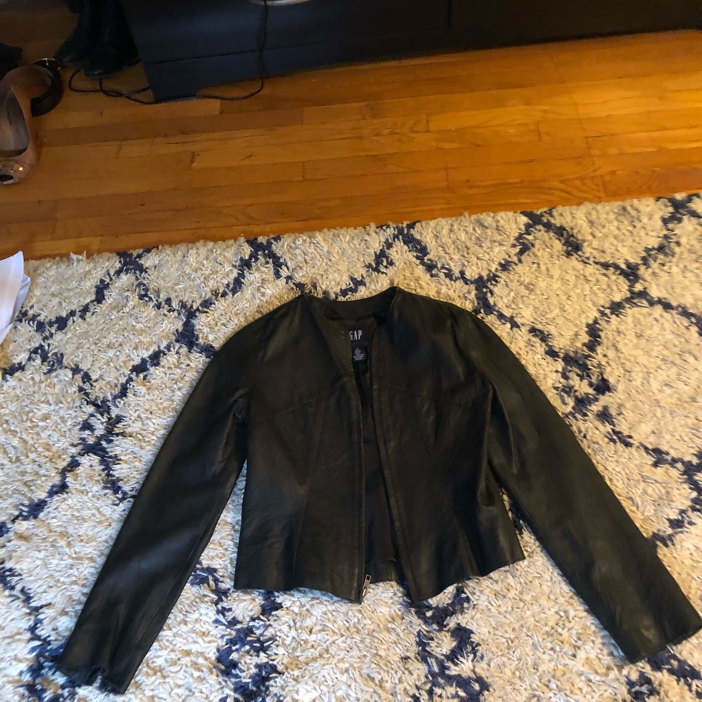 Gap Leather Shell Jacket - image 3